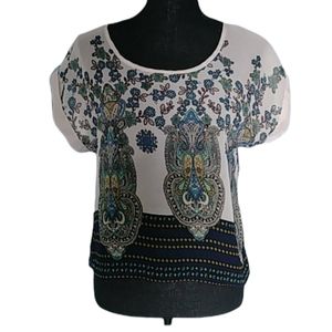 Target Sheer Paisley Top